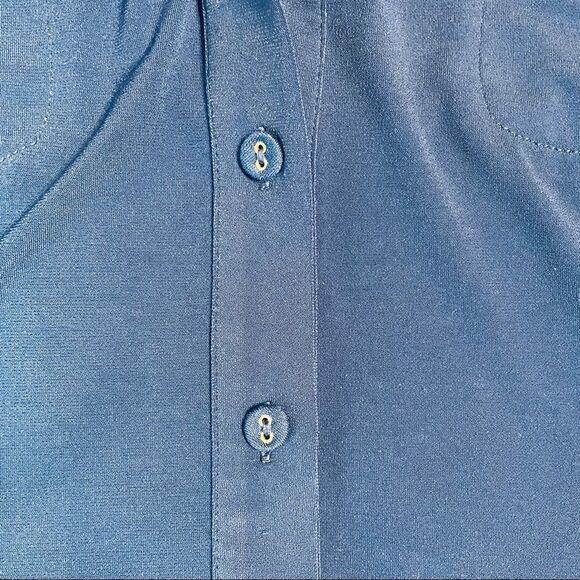 Soft Blue Short sleeve button down shirt - Picture 12 of 12